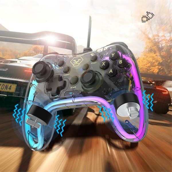 Kompatibel med Nintendo Switch etc. Kabelført Gamepad-controller