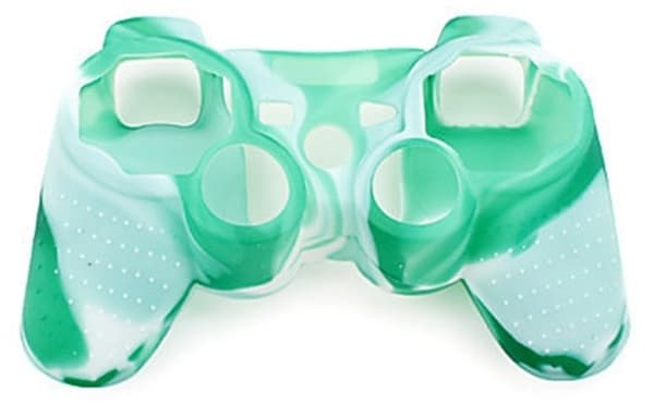 Silikongreb til håndkontrol, Playstation 3, Kamouflage Mint