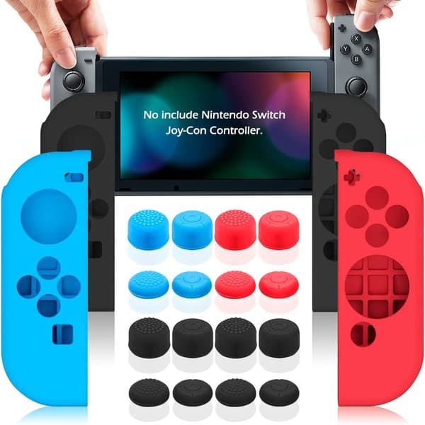 Silikontrekk og grep for Joy-Con, 2-pakning
