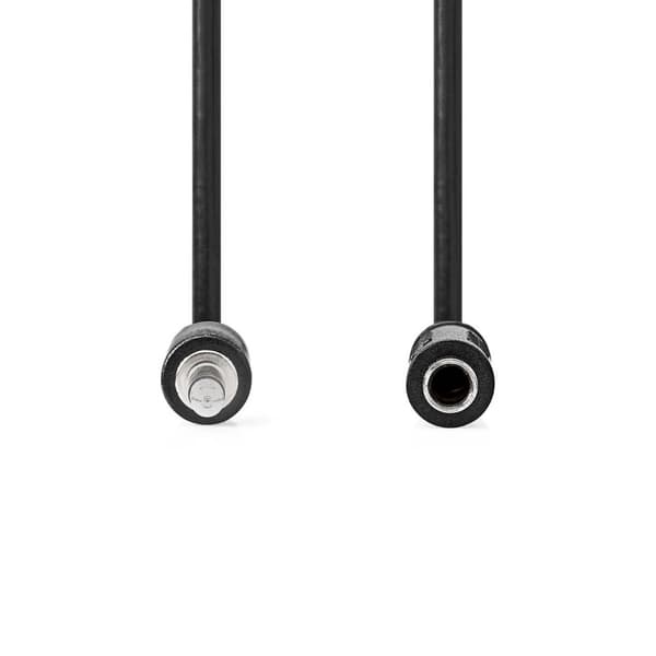 Nedis Stereo lydkabel | 3.5 mm Han | 6.35 mm Hun | Nikkel belagt | 0.20 m | Rund | Sort | Konvolutt