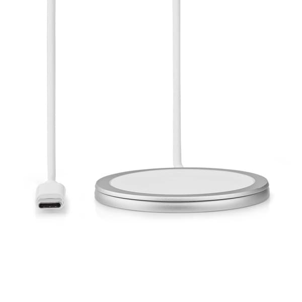 Nedis Trådløs lader | Stativ | 5 / 7.5 / 10 / 15 W | 1.0 / 1.1 / 1.67 / 2 A | Inkludert kabel | USB Type-C™ | 1.00 m
