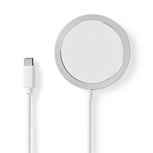 Nedis Trådløs lader | Stativ | 5 / 7.5 / 10 / 15 W | 1.0 / 1.1 / 1.67 / 2 A | Inkludert kabel | USB Type-C™ | 1.00 m