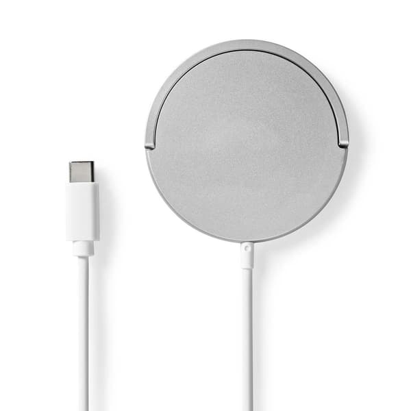 Nedis Trådløs lader | Stativ | 5 / 7.5 / 10 / 15 W | 1.0 / 1.1 / 1.67 / 2 A | Inkludert kabel | USB Type-C™ | 1.00 m