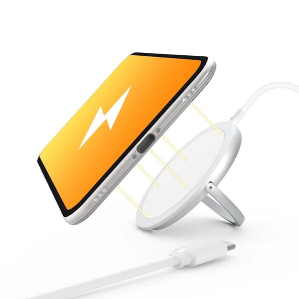 Nedis Trådløs lader | Stativ | 5 / 7.5 / 10 / 15 W | 1.0 / 1.1 / 1.67 / 2 A | Inkludert kabel | USB Type-C™ | 1.00 m