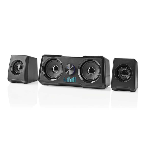Nedis Gaming Speaker | Høyttalerkanaler: 2.2 | USB-Strøm | 3.5 mm Han | 48 W | LED | Volumkontroll