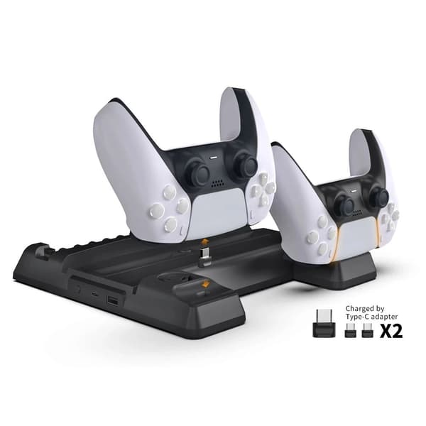 Dokkingstasjon for Playstation 5, 4-i-1