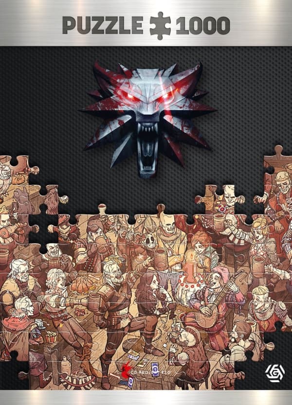 Merch The Witcher (Wiedźmin): Birthday puzzles 1000