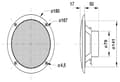 Pikkukuva 3 / 5: Visaton FR 16 WP - 4 Ohm (valkoinen) - Suolavedenkestävä 16 cm (6,5") täyden alueen kaiutin