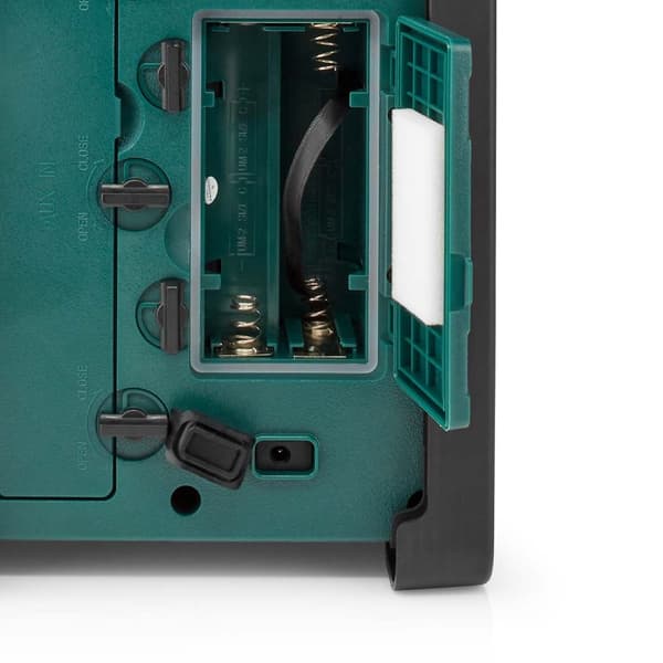 Nedis DAB+ Radio | Radio på Byggepladsen | DAB+ / FM | 2.2 " | Sort hvid skærm | Batteri / Strømforsyning | Digital | 15 W | Bluetooth® | Vækkeur | Sl