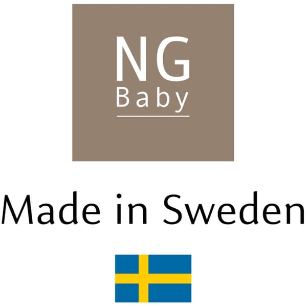 NG Baby Plastad Frotté Vagn/Vagga