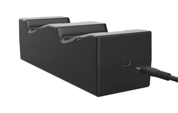 Trust 24177, Xbox Series X, Latausjalusta, Musta, USB Type-C, 1 kpl, 42 mm