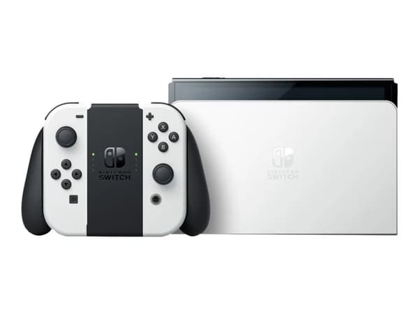 Nintendo Switch with Neon Blue and Neon Red Joy-Con - Spillkonsoll - Full HD - svart, neonrød, neonblå