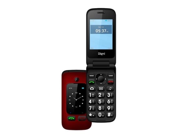 Estar MOBILTELEFON ESTAR DIGNI FLIP RØD mobiltelefon