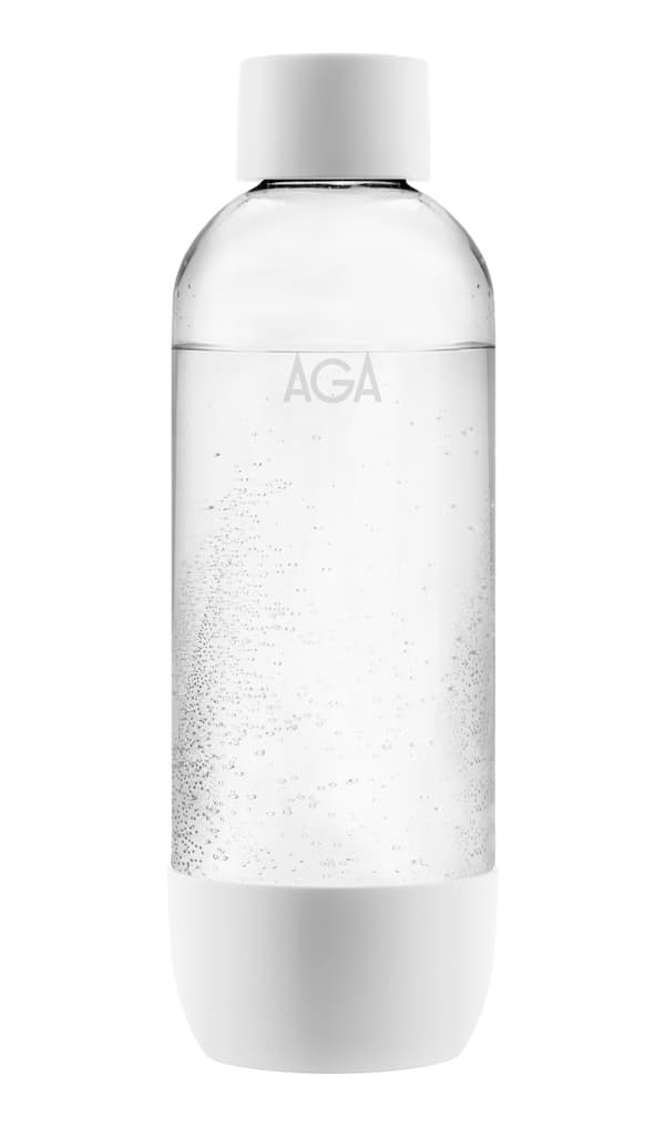4-pak AGA AQVIA PET-flaske, 1L (hvid)