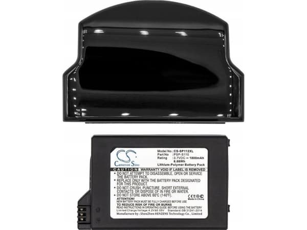 Cameron Sino Uppladdningsbart batteri typ Psp-s110 för Sony Psp Slim Psp-2000 / Psp-3000 / Psp-3004 / Psp-3001 / Psp-3008