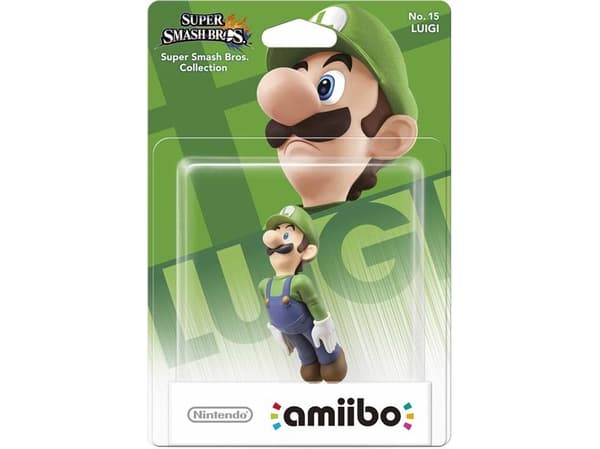 Nintendo amiibo Luigi - Super Smash Bros. Collection - ekstra videospillfigur for spillkonsoll - for New Nintendo 3DS, New Nintendo 3DS XL; Nintendo