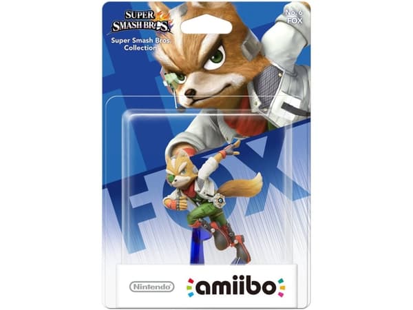 Nintendo amiibo Fox - Super Smash Bros. Collection - ekstra videospillfigur for spillkonsoll - for New Nintendo 3DS, New Nintendo 3DS XL; Nintendo Wi