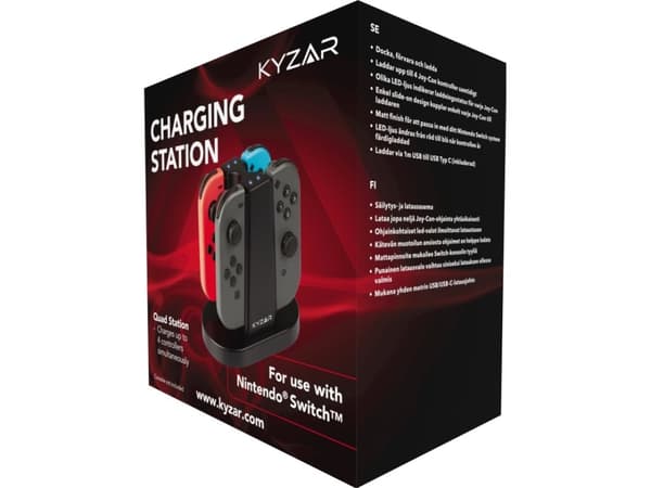 Venom Single Docking Station - Laddningsställ - 2 utdatakontakter (USB, dockningsanslutning) - på kabel: USB-C - för Sony DualSense; Sony PlayStation