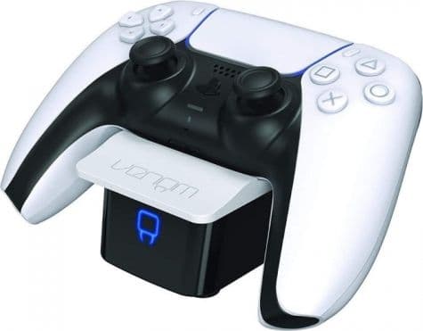 Venom Single Docking Station - Laddningsställ - 2 utdatakontakter (USB, dockningsanslutning) - på kabel: USB-C - för Sony DualSense; Sony PlayStation