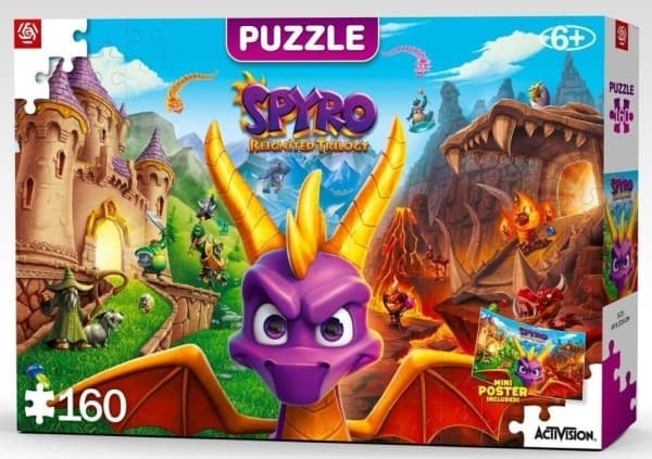 Cenega Spyro Reignited Trilogy Puzzle, 160 styck, Videospel, 6 År