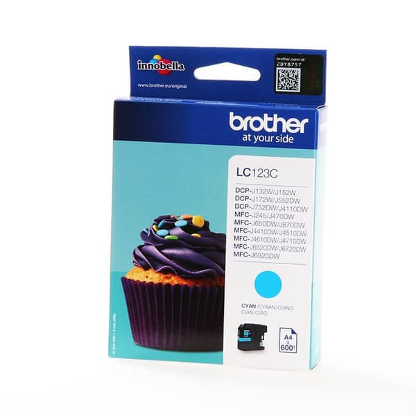 Brother Blekk LC-123C Cyan
