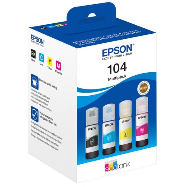 EPSON Blekk C13T00P640 104 Multipack
