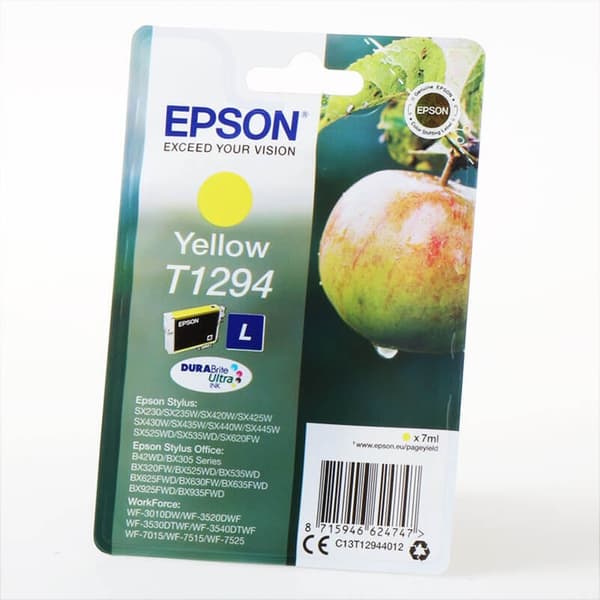 Epson Bläck C13T12944012 T1294 Gul, Äpple