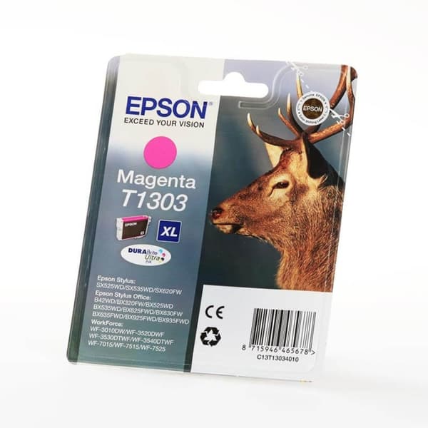 Epson Blekk C13T13034012 T1303 Magenta, hjort