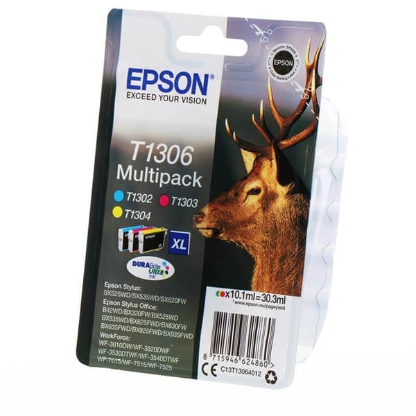 EPSON Bläck C13T13064012 T1306 Multipack, Hjort