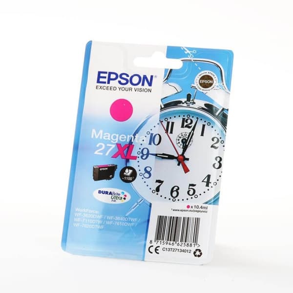 EPSON Blekk C13T27134012 27XL Magenta Alarm Clock