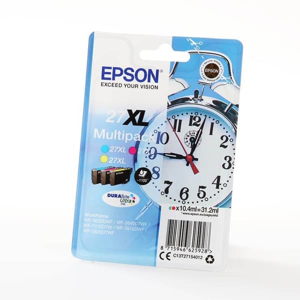 EPSON Musteet C13T27154012 27XL Multipack Alarm Clock