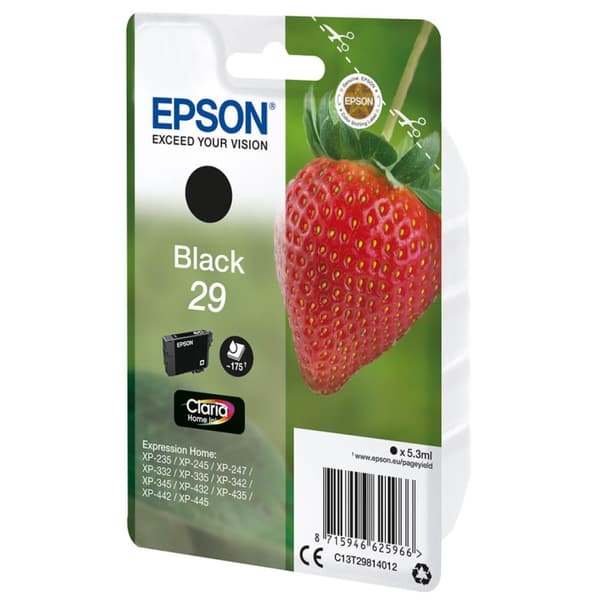 EPSON Musteet C13T29814012 29 Musta Strawberry