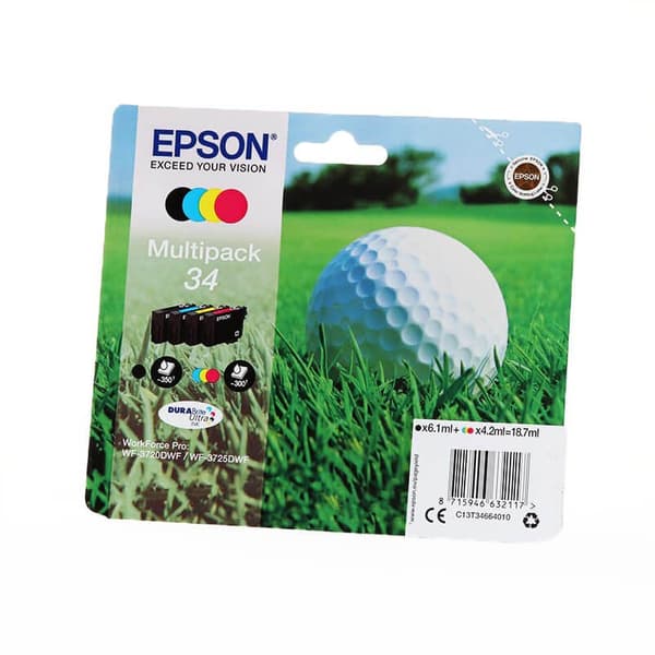 EPSON Blekk C13T34664010 34 Multipack Golf Ball