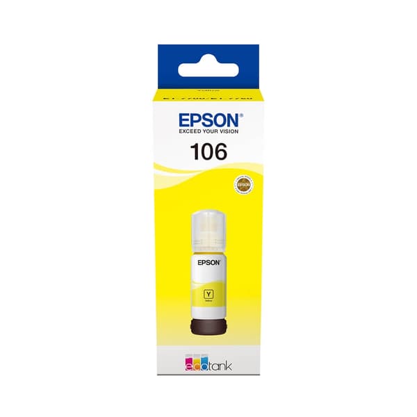 EPSON Bläck C13T00R440 106 Gul Ecotank