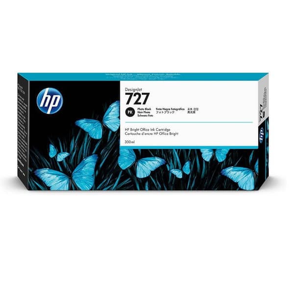 HP Bläck F9J79A 727 Fotosvart 300ml