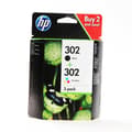 Miniatyrbillede 3 af 3: HP Blæk Multipak X4D37AE 302 Sort Cyan Magenta Gul