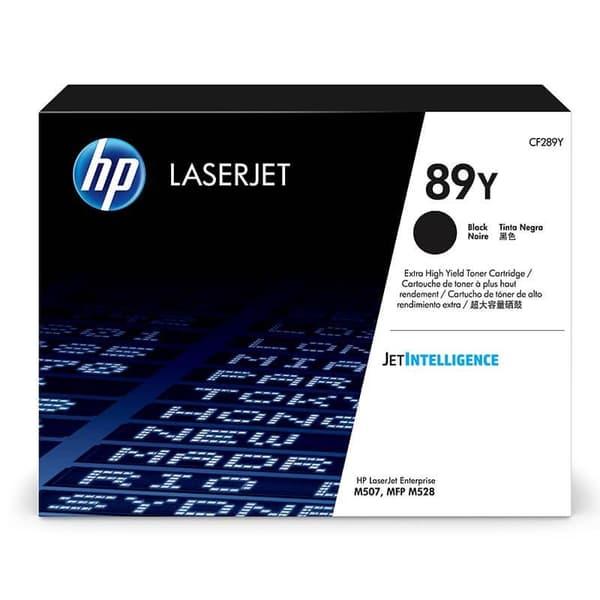 HP Toner CF289Y 89Y Svart