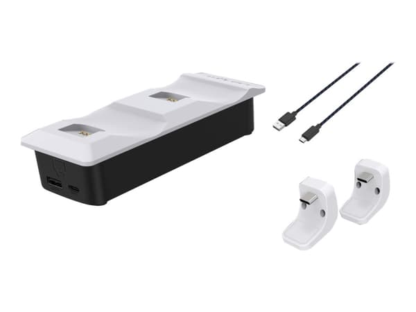 Venom Twin Docking Station - Laddningsställ - 3 utdatakontakter (USB, 2 st. dockningsanslutning) - på kabel: USB-C - för Sony DualSense