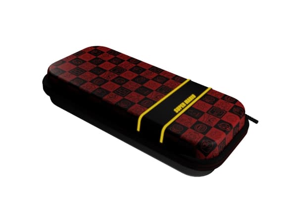 PDP 500-224-SPIG, Hardshell case -kotelo, Nintendo, Musta, Punainen, Nintendo Switch, Nintendo Switch Lite, Nintendo Switch OLED, Vetoketju, Ripustet