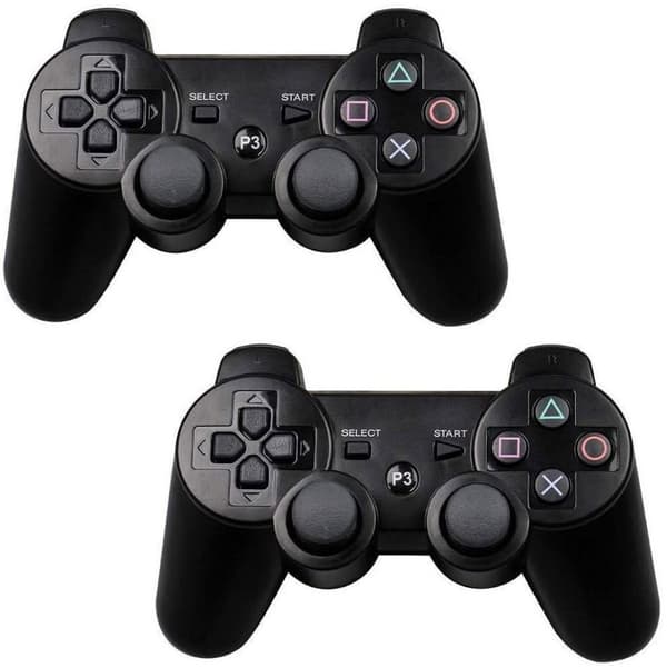 2Pcs PS3 trådlös handkontroll 2Pcs PS3 trådlös handkontroll