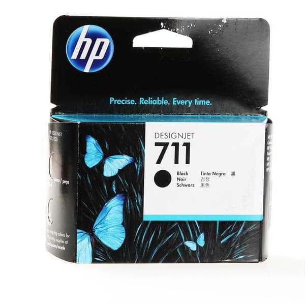 HP Blæk CZ133A 711 Sort 80ml