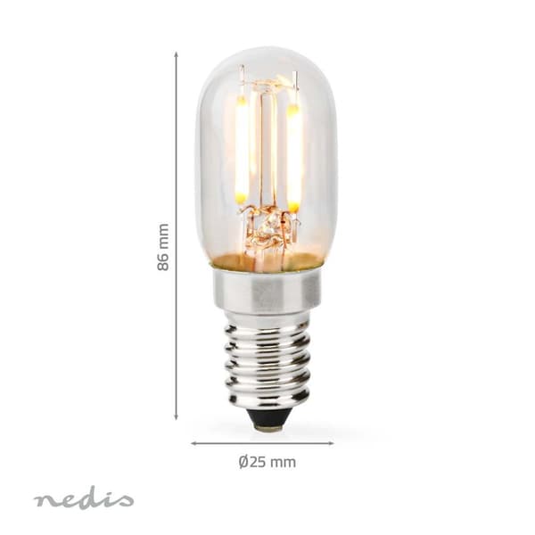 Nedis Pære til Emhætte | LED | E14 | 2 W | T25