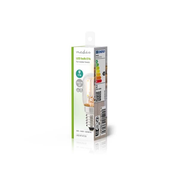 Nedis Pære til Emhætte | LED | E14 | 2 W | T25