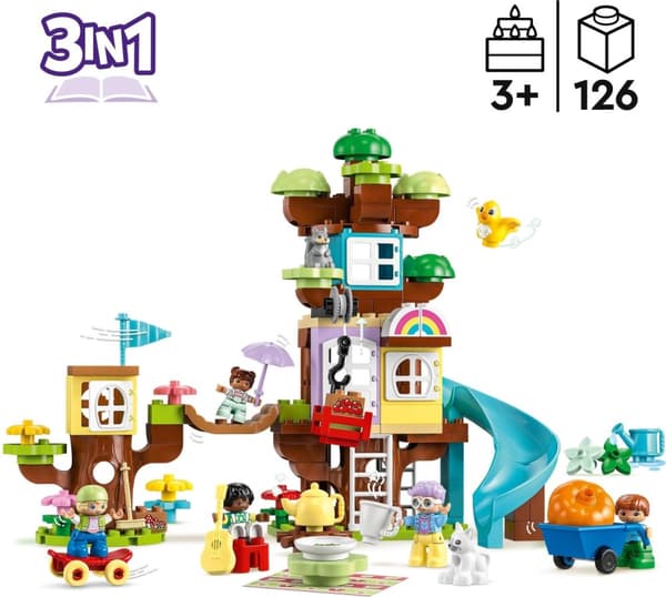 Lego DUPLO Town 10993 - 3-i-1 trehytte