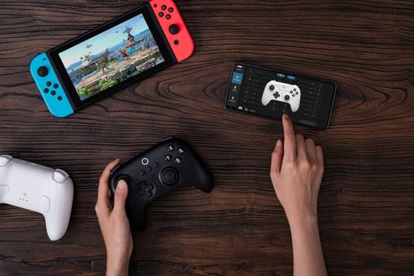 8BitDo Ultimate Bluetooth Controller, sort, Switch / PC
