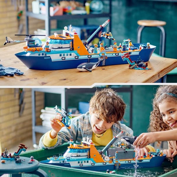 LEGO City Exploration 60368 - Polarutforskare och skepp
