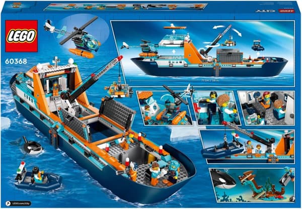 LEGO City Exploration 60368 - Polarutforskare och skepp