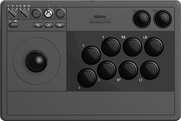 8Bitdo Arcade Stick, svart, Xbox / PC