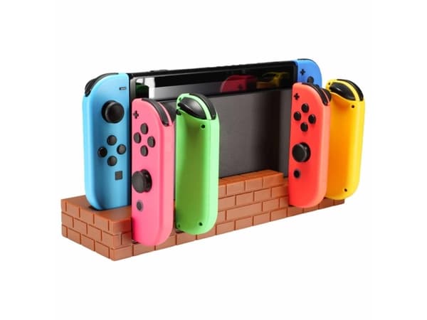 Subsonic SA5643, Dokkingstasjon, Nintendo Switch, Plast, Koblet med ledninger (ikke trådløs)