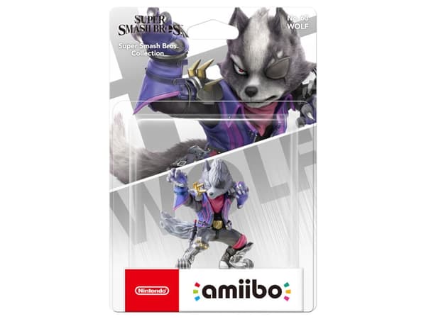 Nintendo amiibo Wolf - Ekstra videospillfigur for spillkonsoll - for New Nintendo 3DS, New Nintendo 3DS XL; Nintendo Wii U